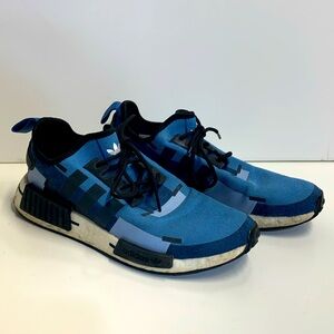 Adidas NMD R1 x Pharrell Focus Blue Mens